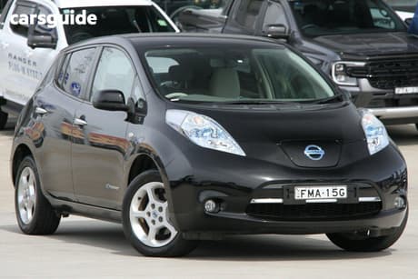 Black 2012 Nissan Leaf Hatchback