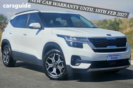 White 2019 Kia Seltos Wagon Sport (Fwd)
