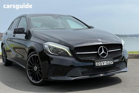 Black 2018 Mercedes-Benz A180 Hatchback