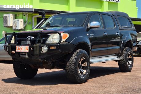 Black 2008 Toyota Hilux Dual Cab Pick-up Sr5 (4X4)