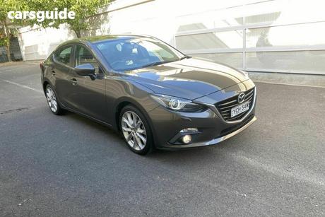 Grey 2014 Mazda 3 Sedan Sp25 Gt