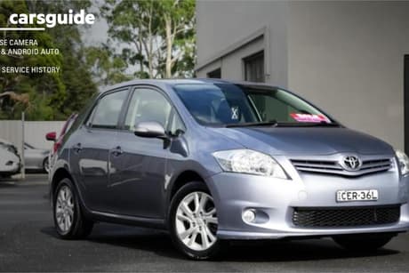 Blue 2011 Toyota Corolla Hatchback Ascent Sport