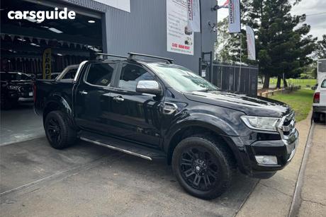 Black 2018 Ford Ranger Dual Cab Utility Xlt 3.2 (4X4)