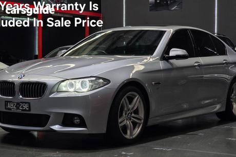 Silver 2014 BMW 520D Sedan Modern Line