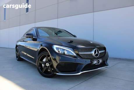 Black 2017 Mercedes-Benz C200 Coupe
