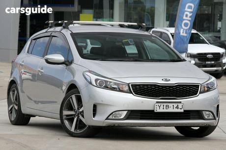 Silver 2018 Kia Cerato Hatchback Sport+