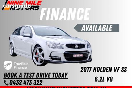 White 2017 Holden Commodore Sportswagon Ss