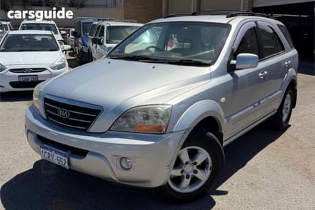 Silver 2007 Kia Sorento Wagon Ex