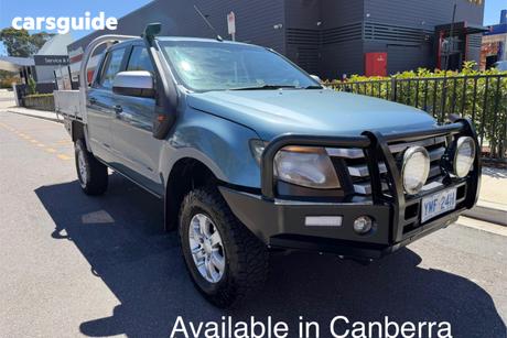 Blue 2014 Ford Ranger Dual Cab Utility Xls (4X4)