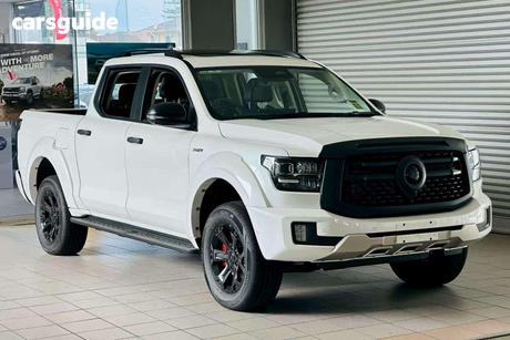 White 2025 GWM Cannon Dual Cab Utility Ultra (4X4)