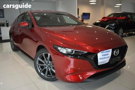 Red 2025 Mazda Mazda3 Hatchback G20 Touring Vision