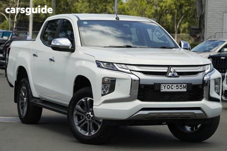 White 2023 Mitsubishi Triton Double Cab Pick Up Gls (4X4)