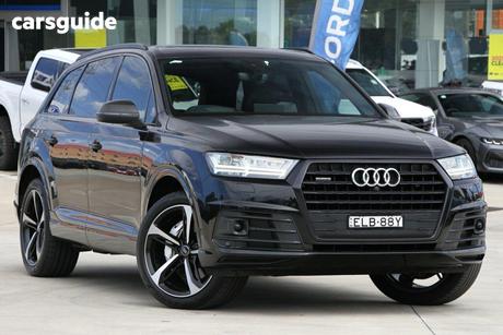 Black 2018 Audi Q7 Wagon 50 Tdi Quattro Black Edition