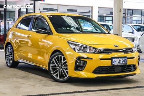 Yellow 2019 Kia RIO Hatchback Gt-Line