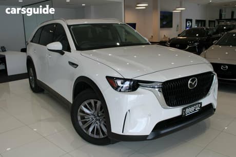 White 2025 Mazda CX-90 Wagon G50E Touring