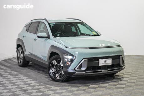 Green 2025 Hyundai Kona Wagon Hybrid Elite