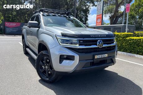 Silver 2025 Volkswagen Amarok Dual Cab Utility Panamericana Tdi600 4Motion