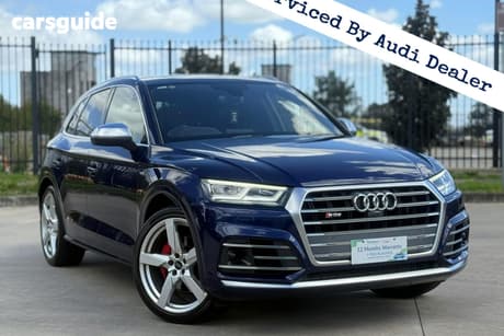 Blue 2018 Audi SQ5 Wagon 3.0 Tfsi Quattro