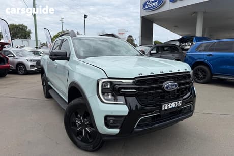 Grey 2025 Ford Ranger Double Cab Pick Up Phev Stormtrak (4X4)