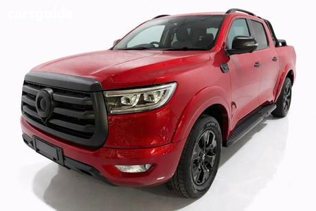 Red 2024 GWM UTE Dual Cab Chassis Tray Cannon (4X2)