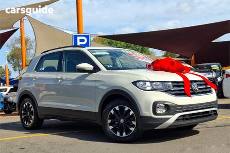 Beige 2023 Volkswagen T-Cross Wagon 85Tfsi Life