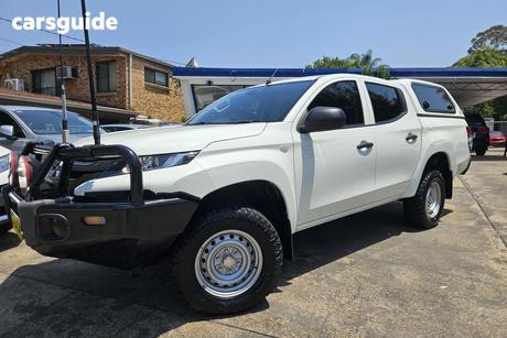 White 2020 Mitsubishi Triton Cab Chassis Glx (4X4)