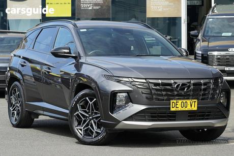 Beige 2022 Hyundai Tucson Wagon Elite N Line (Fwd)