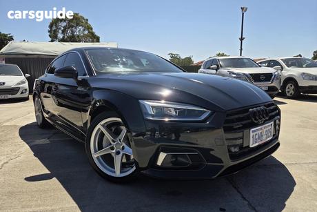 Black 2018 Audi A5 Coupe 2.0 Tdi Quattro S Tronic Sport