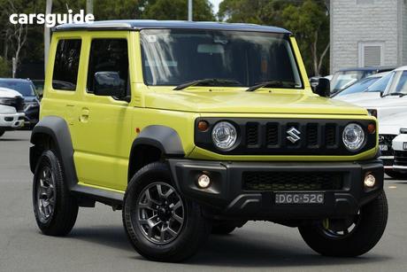 Yellow 2021 Suzuki Jimny Wagon