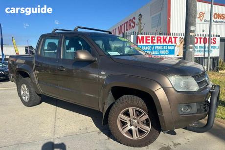 Bronze 2013 Volkswagen Amarok Dual Cab Utility Tdi400 Trendline (4X4)