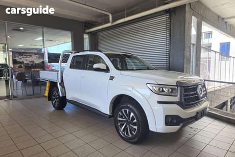 White 2025 GWM Cannon Dual Cab Chassis Lux (4X4)