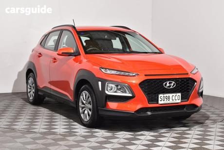 Orange 2020 Hyundai Kona Wagon Go (Fwd)