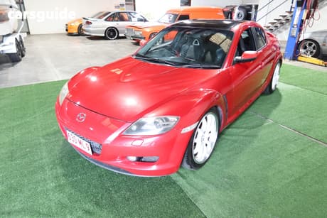 Red 2004 Mazda RX-8 Coupe