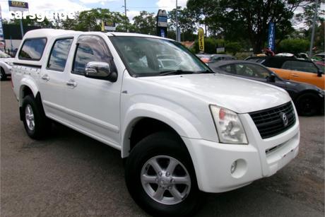 White 2007 Holden Rodeo Crew Cab Pickup Lt