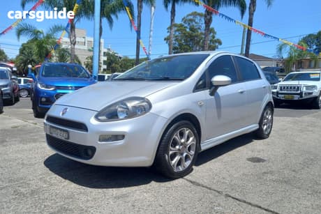 Silver 2013 Fiat Punto Hatchback Lounge