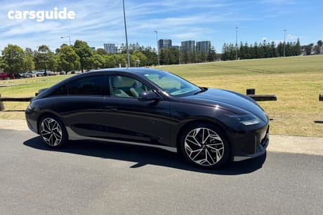 Black 2023 Hyundai Ioniq 6 Sedan Techniq Awd
