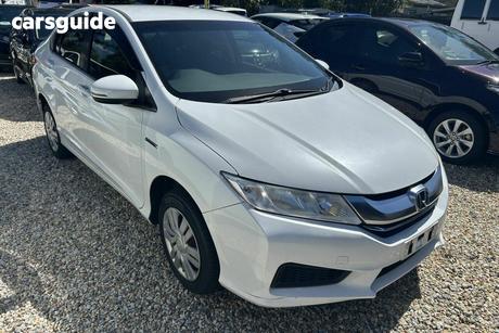 White 2014 Honda Civic Sedan Hybrid
