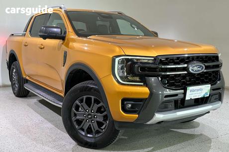 Yellow 2023 Ford Ranger Double Cab Pick Up Wildtrak 2.0 (4X4)