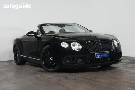 Black 2012 Bentley Continental Convertible Gtc V8