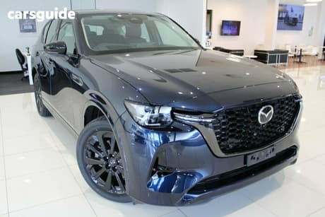 Blue 2025 Mazda CX-60 Wagon G40E Gt Hybrid