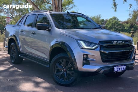 Silver 2023 Isuzu D-MAX Crew Cab Utility X-Terrain (4X4)