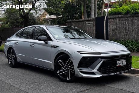 Silver 2025 Hyundai Sonata Sedan N Line