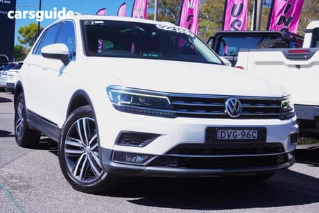 White 2017 Volkswagen Tiguan Wagon 162 Tsi Highline