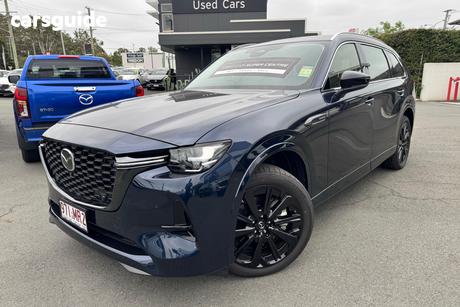 Blue 2024 Mazda CX-80 Wagon P50E Gt