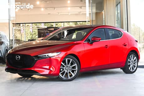 Red 2021 Mazda 3 Hatchback G20 Evolve