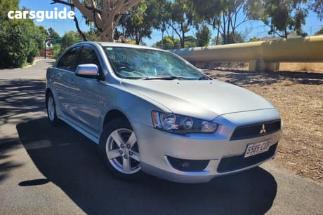 Silver 2008 Mitsubishi Lancer Hatchback Vr Sportback