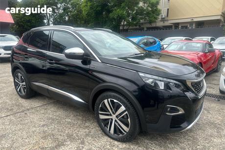 Black 2018 Peugeot 3008 Wagon Gt