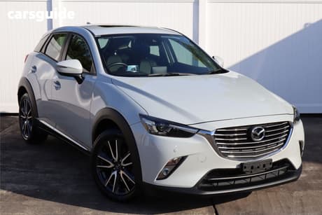 White 2017 Mazda CX-3 Wagon Akari (Awd)