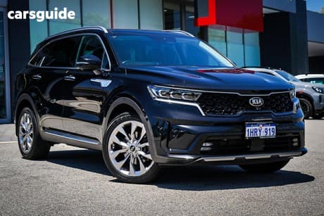 Black 2020 Kia Sorento Wagon Gt-Line 7 Seat