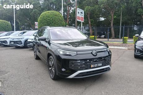 Black 2025 Volkswagen Tayron Wagon 150Tsi Elegance 4Motion